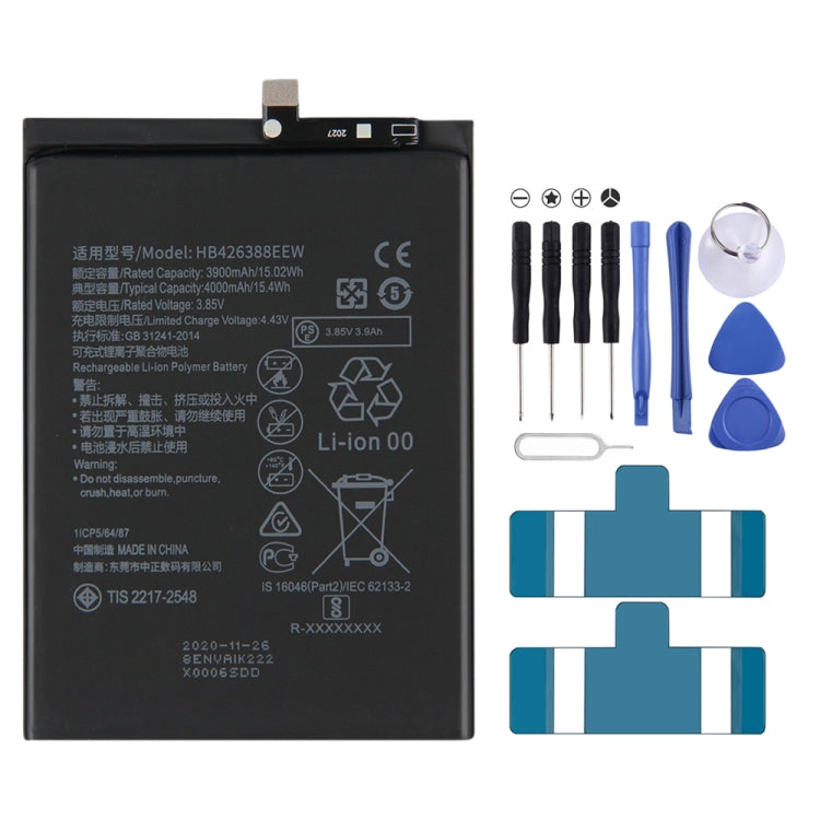 HB426388EEW 4000mAh Lithium Polymer Replacement Battery for Huawei Enjoy 20 Pro / Enjoy Z / Honor 30 Youth, For Huawei Enjoy 20 Pro HB426388EEW 4000mAh Lithium Polymer Replacement Battery for Huawei Enjoy 20 Pro / Enjoy Z / Honor 30 Youth, For Huawei Enjoy 20 Pro